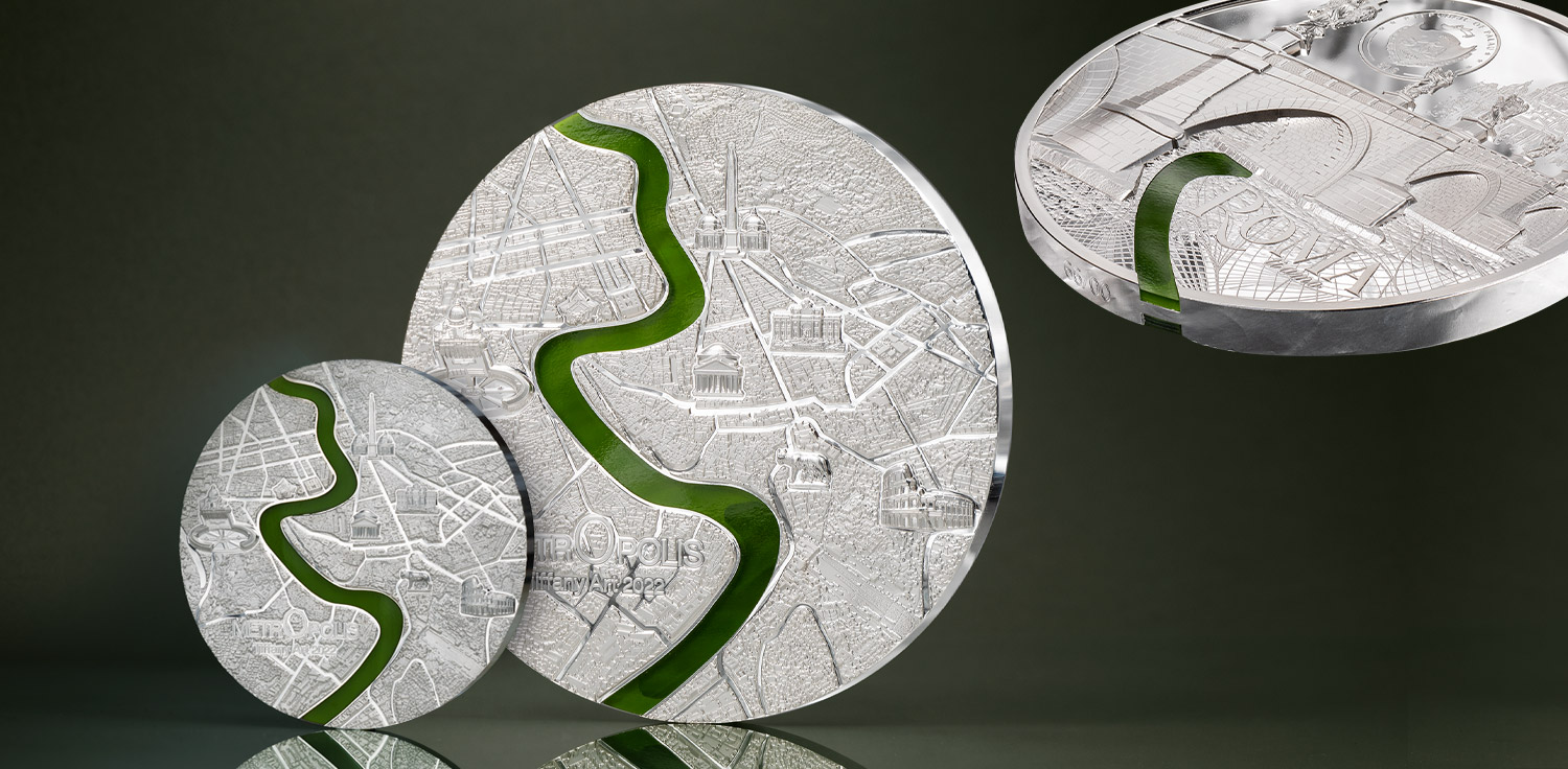 Tiffany Art Metropolis - Roma (Silber, Kilo Edition) Tiffany Art Metropolis - Roma (Silber, Kilo Edition)